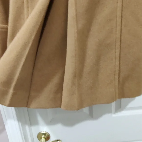 Land's End Tan Pea Coat for Women - Picture 7 of 10